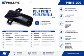 PHILLIPS 7 WAY PLUG FEMALE CIRCUIT TESTER TOOL