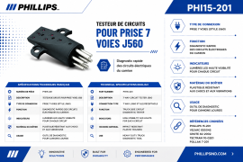 PHILLIPS 7 WAY PLUG MALE CIRCUIT TESTER TOOL