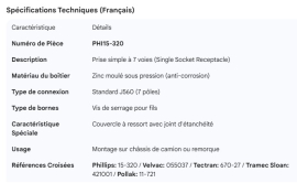 PHILLIPS SINGLE SOCKET RECEPTACLE