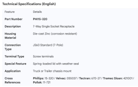 PHILLIPS SINGLE SOCKET RECEPTACLE
