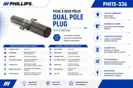 PHILLIPS DUAL POLE PLUG