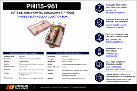 PHILLIPS RECTAGULAR JUNCTION BOX 7 POLE
