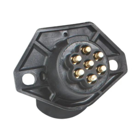 PHILLIPS 7 WAY RECEPTACLE FOR BULLET TERMINALS PVC