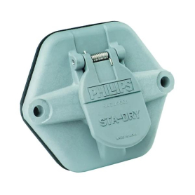 PHILLIPS 7 WAY RECEPTACLE STA-DRY
