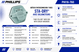PHILLIPS 7 WAY RECEPTACLE STA-DRY