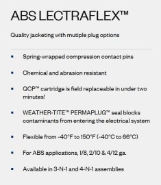 PHILLIPS CABLE ASSY ABS LECTRAFLEX STRAIGHT