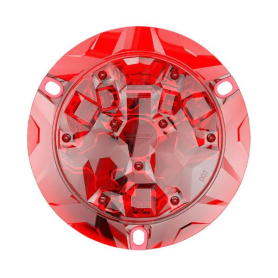 PHILLIPS LED S/S/T 4" ROUND RED FLANGE MOUNT PERMALITE