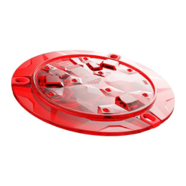 PHILLIPS LED S/S/T 4" ROUND RED FLANGE MOUNT PERMALITE