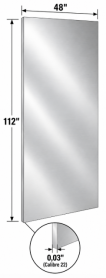 FRONT PANEL STAINLESS STEELS 22GA X 48" X 112"