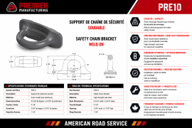 PREMIER SAFETY CHAIN BRACKET
