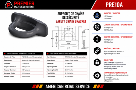 PREMIER SAFETY CHAIN BRACKET
