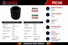 PREMIER BUSHING 3-1/2"OD X 3-1/2"L X 2"ID (340S, 640S)