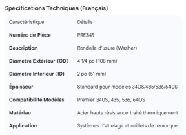 PREMIER WASHER 4-1/4" OD X 2" ID (340S,435,536,640S)