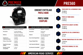 PREMIER PINTLE HOOK PREMALLOY 1-3/4" DIA