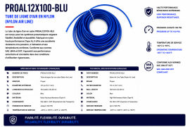 PROPAR NYLON AIR LINE TUBING BLUE 1/2"