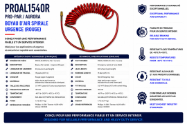 PROPAR COILLED AIR LINE 40" LEAD RED