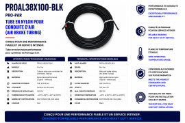 PROPAR NYLON AIR LINE TUBING BLACK 3/8"