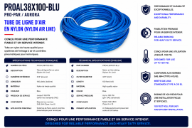 PROPAR NYLON AIR LINE TUBING BLUE 3/8"