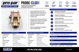 PROPAR THREADED CLEVIS KIT STRAIGHT