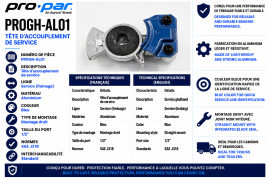 PROPAR GLADHAND STD SERVICE
