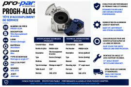 PROPAR GLADHAND FLANGEMOUNT SERVICE