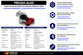 PROPAR GLADHAND FLANGEMOUNT EMERGENCY