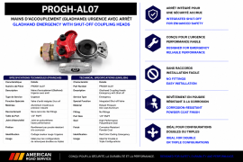 PROPAR GLADHAND EMERGENCY SHUT OFF (NO FITTINGS)