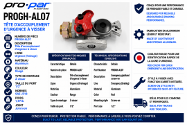 PROPAR GLADHAND EMERGENCY SHUT OFF (NO FITTINGS)