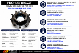 PROPAR WHEEL HUB TP 10 HOLE UNIMNT 518445/518445 SHORT STUD