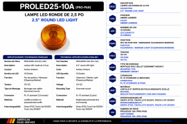 PROPAR LED LAMP AMBER