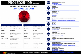 PROPAR LED LAMP RED