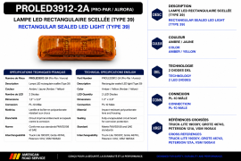 PROPAR LED LAMP AMBER