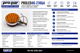 PROPAR LED LAMP RED & AMBER