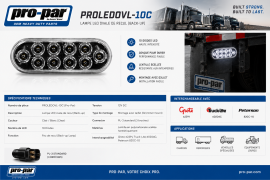 PROPAR LED BACK-UP LAMP