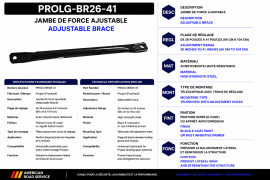 PROPAR ADJUSTABLE BRACE 26" - 41"