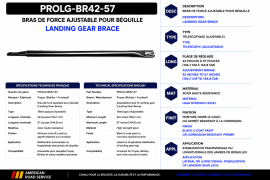 PROPAR ADJUSTABLE BRACE 42" - 57"