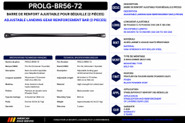 PROPAR ADJUSTABLE BRACE 56" - 72"