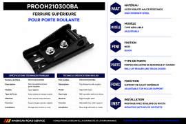 PROPAR TOP HINGE BRKT 6944