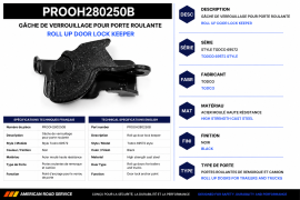 PROPAR ROLL-UP DOOR LOCK KEEPER TODCO STYLE 69572