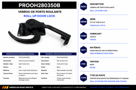 PROPAR ROLL-UP DOOR LOCK TODCO STYLE M.S.