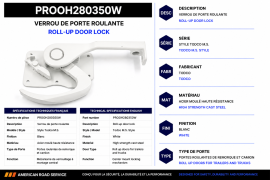 PROPAR ROLL-UP DOOR LOCK TODCO STYLE M.S.