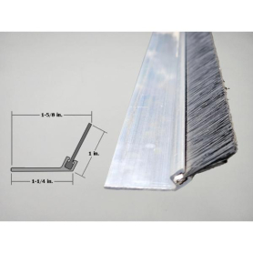 PROPAR ROLL-UP DOOR SIDE SEAL BRUSH SEAL BLACK 110"