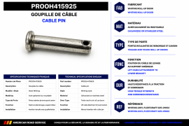 PROPAR ROLL-UP DOOR CABLE PIN