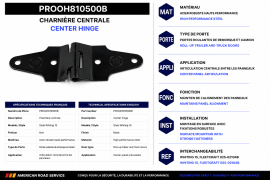 PROPAR ROLL-UP DOOR CENTER HINGE WHITING STYLE 15