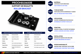 PROPAR ROLL-UP DOOR ROLLER BRACKET WHITING STYLE 5600