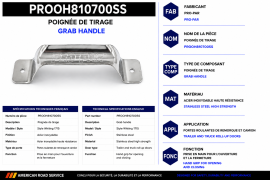PROPAR ROLL-UP DOOR GRAB HANDLE SS WHITING STYLE
