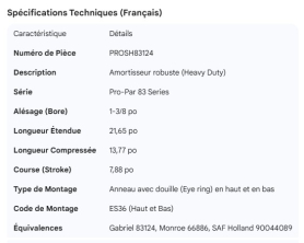 PROPAR SHOCK ABSORBER