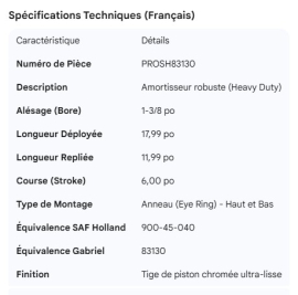 PROPAR SHOCK ABSORBER