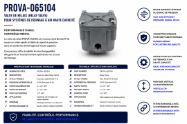 PROPAR RELAY VALVE NEW BENDIX R-12
