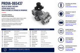 PROPAR SPRING BRAKE VALVE BENDIX SR-5